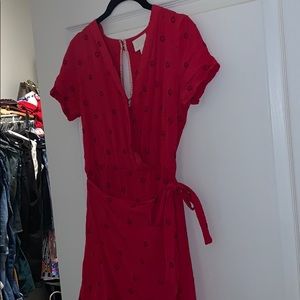 Anthropologie wrap romper